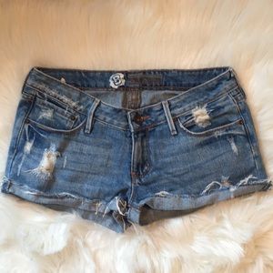 Bullhead Distressed Denim Shorts